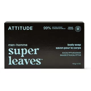 Attitude Super Leaves Men Body Soap Eucalyptus & Sage 113g