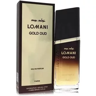 Lomani Gold Oud Cologne for Men - Eau de Parfum Spray 3.3 oz