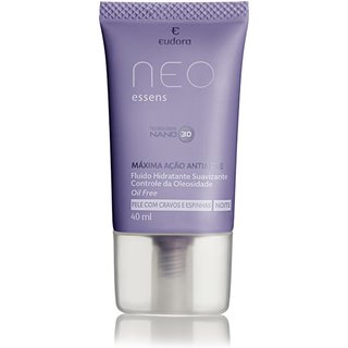 Fluído Hidratante Cravos e Espinhas Noite Neo Essens 40ml