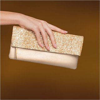 Clutch Luxo Dourado Eudora