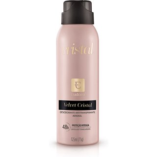 Desodorante Antitranspirante Aerossol Velvet Cristal 125ml