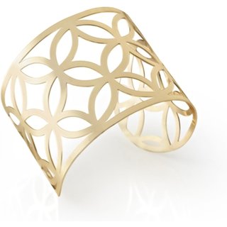 Bracelete Dourado Metal Eudora