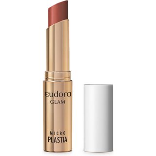 Batom Nude Rosado Eudora Glam Microplastia 3,3g