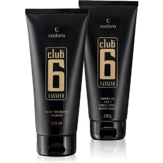 Kit Club 6 Cassino Shower Gel + Loção Hidratante Corporal