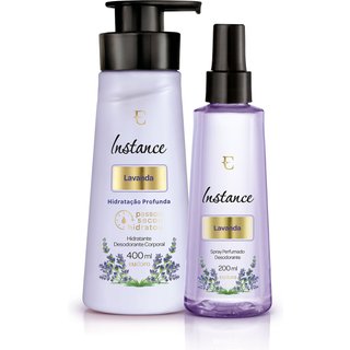 Combo Instance Lavanda Hidratante Desodorante + Spray Perfumado