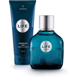 Kit For Life Colônia Desodorante + Shampoo
