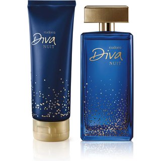 Kit Diva Nuit Desodorante Colônia + Hidratante Desodorante Corporal