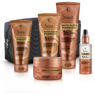 Kit Completo Siàge Nutri Óleos Poderosos + Nécessaire