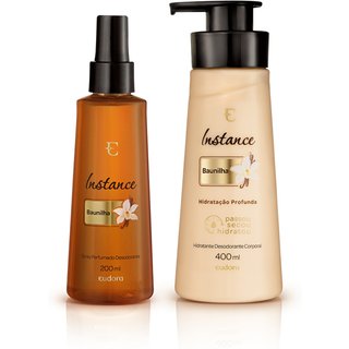 Combo Instance Baunilha Loção Desodorante Hidratante + Spray Corporal Perfumado