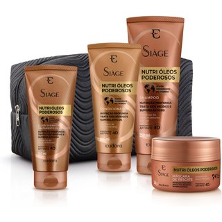 Kit Siàge Nutri Óleos Poderosos (com Nécessaire)