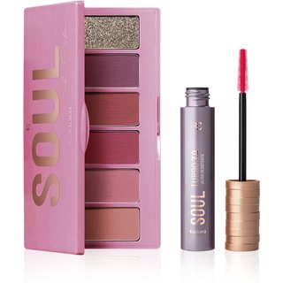 Combo Soul: Palette Pink Eletric + Máscara para Cílios Turbo 7.0 Ultra Resistente