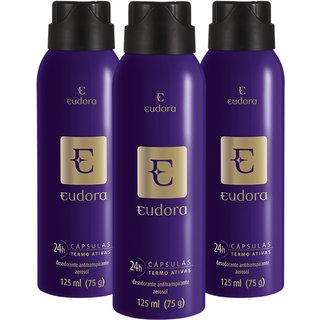 Combo Eudora: Desodorante Antitranspirante Aerossol
