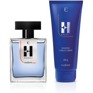Combo Eudora H Energy: Desodorante Colônia + Shampoo