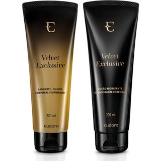 Combo Velvet Exclusive: Loção Corporal 200ml + Sabonete Líquido 200ml