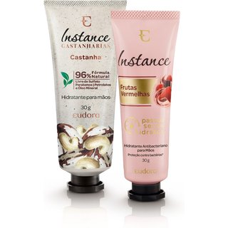 Combo Creme para Mãos Instance: Frutas Vermelhas + Castanha