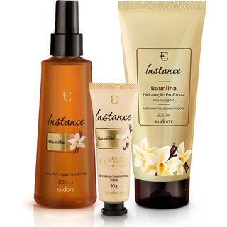 Kit Eudora Instance Baunilha Trio (3 Produtos)