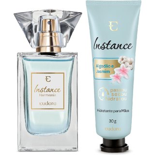 Combo Instance Algodão e Jasmim: Desodorante Colônia 50ml + Creme para Mãos 30g