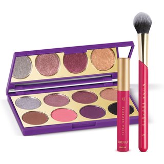 Combo Niina Secrets: Palette de Sombras Purple + Pincel Multifuncional + Máscara para Cílios Super Up