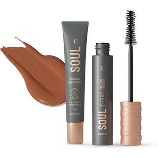 Combo Soul Microesferas: Corretivo Cor 70 8ml + Máscara Para Cílios10g