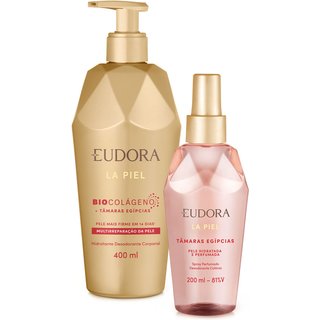 Combo La Piel Tâmaras Egípcias: Loção Corporal 400ml + Spray Perfumado 200ml