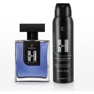 Combo Eudora H: Desodorante Colônia 100ml + Desodorante Antitranspirante Aerossol 125ml