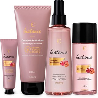 Combo Instance Cereja e Amêndoas (4 itens)