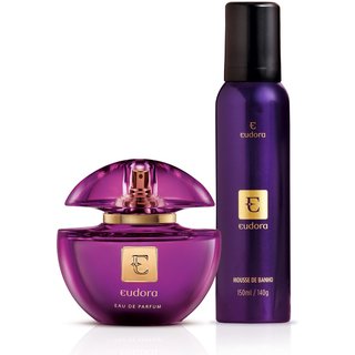 Combo Eudora: Eau De Parfum 75ml + Mousse de Banho 150ml