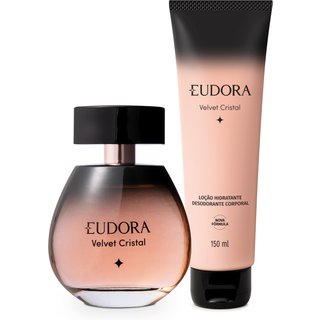 Combo Velvet Cristal: Desodorante Colônia 100ml + Loção Perfumada Desodorante Corporal 150ml