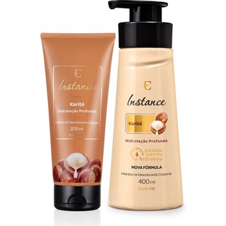 Combo Hidratante Instance Karité: Hidratante 400ml + Hidratante 200ml