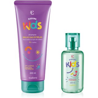 Combo Eudora Kids Imaginação: Colônia Infantil 100ml + Shampoo 200ml