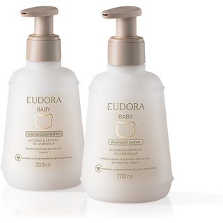 Combo Eudora Baby: Shampoo 200ml + Condicionador 200ml