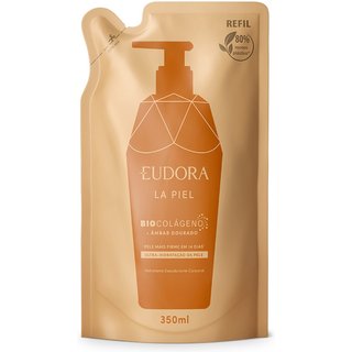 Refil Hidratante Desodorante Corporal La Piel Âmbar Dourado 350ml