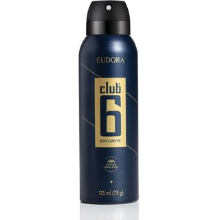 Desodorante Antitranspirante Aerossol Club 6 Exclusive 125ml