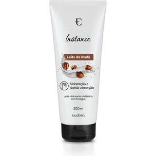 Hidratante Corporal de Banho com Enxágue Instance Leite de Avelã, 200 ml