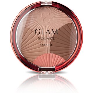 Bronzer em Pó 4 em 1 Eudora Glam Solare 16g
