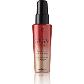 Iluminador Líquido Corpo e Rosto Eudora Glam Solare 50ml