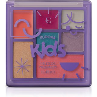 Palete de Maquiagem Multifuncional Poder Colorido Eudora Kids 7g