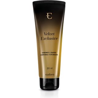Sabonete Líquido Corporal Perfumado Eudora Velvet Exclusive 200ml