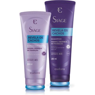 Kit Siàge Revela Os Cachos Shampoo + Condicionador (Nova Versão)