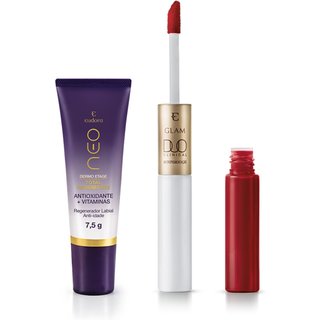 Kit Glam Duo Clinical Micropigmentação Vermelho + Regenerador Labial