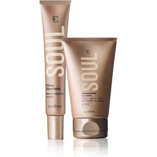 Kit Soul Demaquilante em creme + Primer Facial Ultra Matte