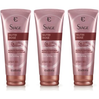 Kit Siàge Nutri Rosé Condicionador 3 Unidades