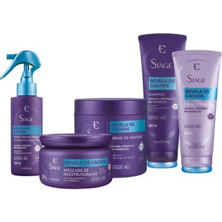 Kit Completo Siàge Revela Os Cachos (Nova Versão)