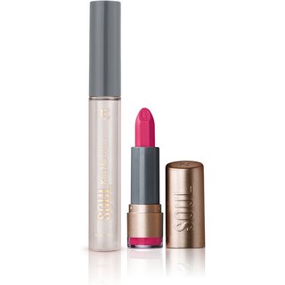 Kit Gloss Incolor + Batom Kiss Me Matte Pink Elétrica