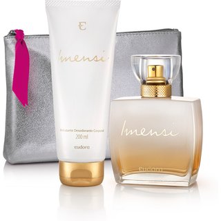 Kit Imensi Colônia Desodorante + Hidratante Desodorante + Nécessaire