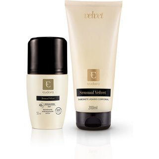 Kit Sensual Velvet Desodorante Antitranspirante + Sabonete Líquido