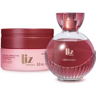Combo Liz Intenso: Desodorante Colônia 100ml + Creme Hidratante Desodorante Corporal 250g
