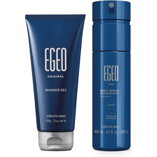 Combo Presente Egeo: Shower Gel Egeo 200g + Body Spray Egeo Blue 100ml