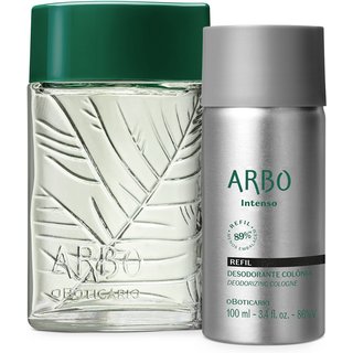 Combo Arbo: Desodorante Colônia 100ml + Refil Intenso Desodorante Colônia 100ml