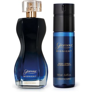 Combo Glamour Midnight: Desodorante Colônia 75ml + Body Spray 100ml
